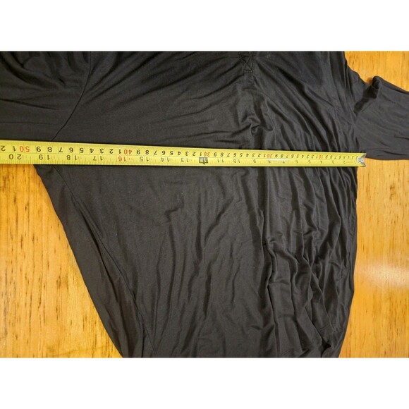 Barefoot dreams Blouse LUXE MILK JERSEY Long Sleeve Split Neck Size Large Modal - Picture 5 of 9